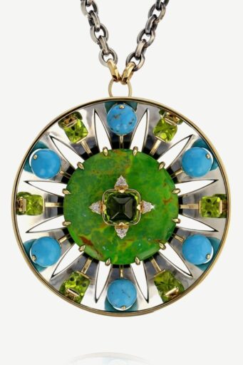 Elie Top Turquoise Parabole Pendant Avalon