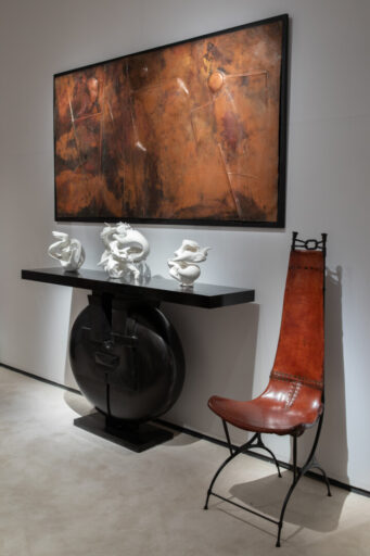 Galerie Gastou booth at the PAD fair in Paris, 2022