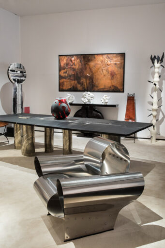 Galerie Gastou booth at the PAD fair in Paris, 2022